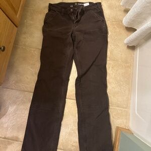 Carhartt brown canvas pants